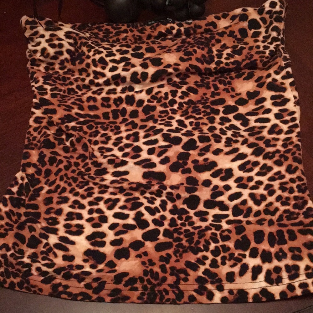 H & M Cheetah Print Tube Top